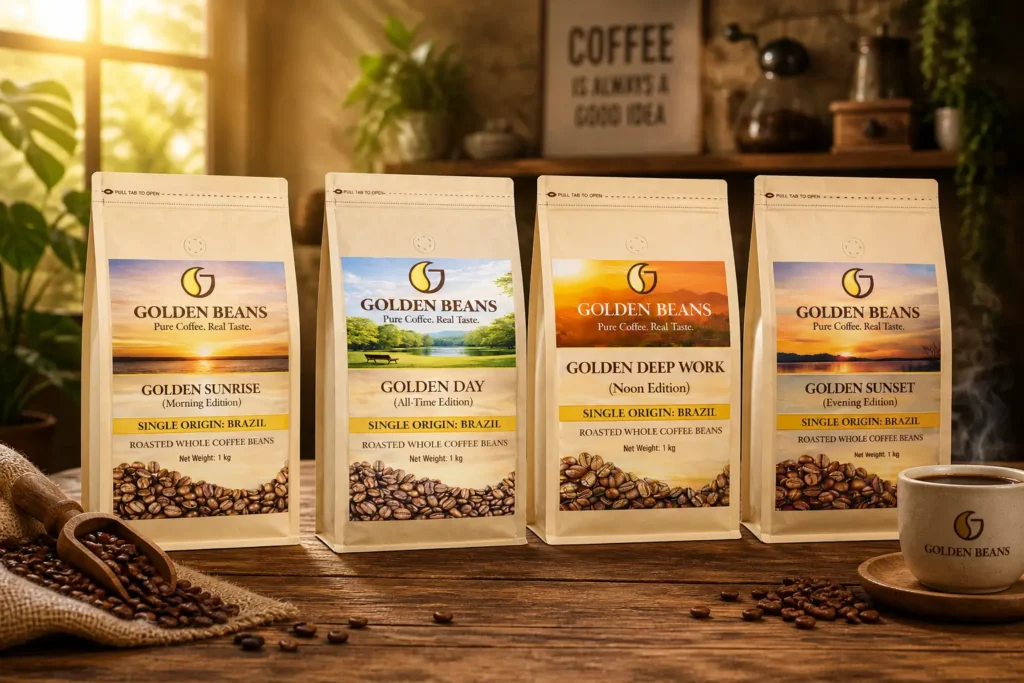 golden Beans coffe sinnature blend